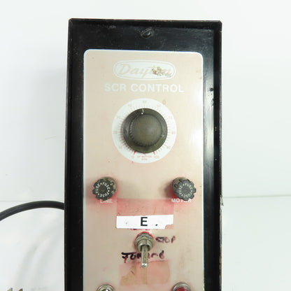 Dayton SCR Control SCR Motor Speed Control Forward/Stop Switch