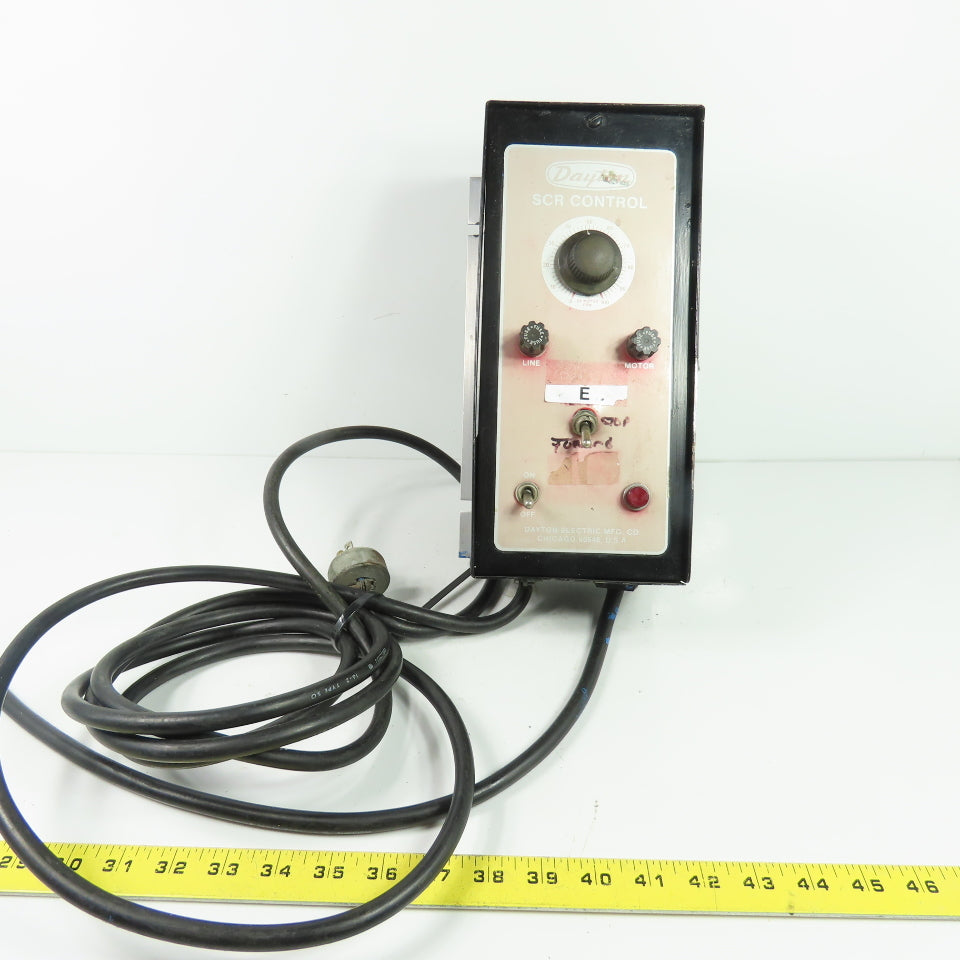 Dayton SCR Control SCR Motor Speed Control Forward/Stop Switch ...