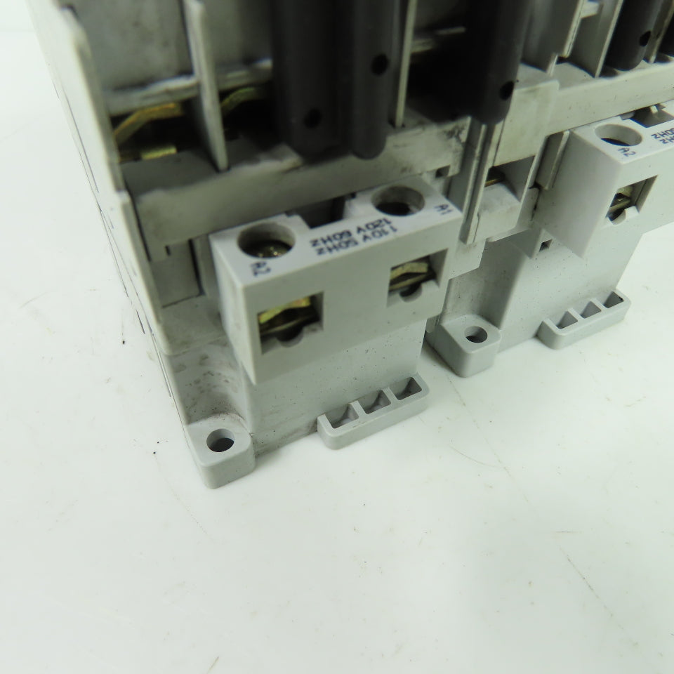 Allen-Bradley 104-C09D22 Reversing Contactor W/ 1.0-2.9A Overload Relay 120VAC