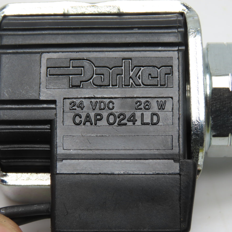 Parker CAP 024LD DSL101NRN Solen Operated Poppet Valve 24VDC