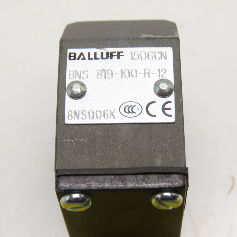 Balluff BNS006K BNS 819-100-R-12 Mechanical Single Limit Switch Roller Plunger