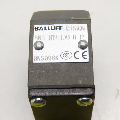 Balluff BNS006K BNS 819-100-R-12 Mechanical Single Limit Switch Roller Plunger