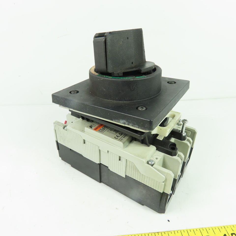 Fuji BW125JAG-3P100-02345 100A 3Ph Molded Case Circuit Breaker 220VAC 125AF