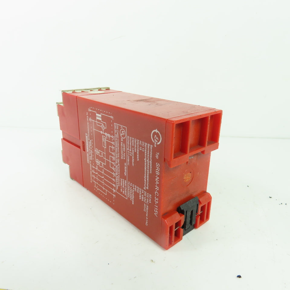 Elan SRB-NA-R-C.33-115V Safety Relay 115VAC 230VAC/24VDC 4A