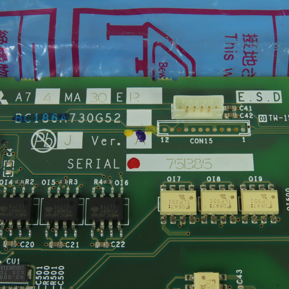 Mitsubishi A74MA30ER BC186A730G52 Industrial Control Circuit Board PCB PCV-00703