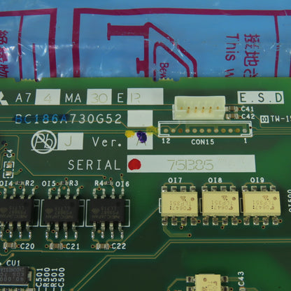 Mitsubishi A74MA30ER BC186A730G52 Industrial Control Circuit Board PCB PCV-00703