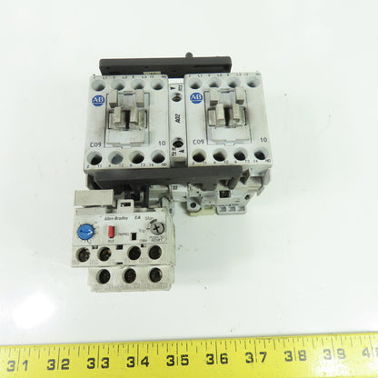 Allen-Bradley 104-C09D22 Reversing Contactor W/ 1.0-2.9A Overload Relay 120VAC