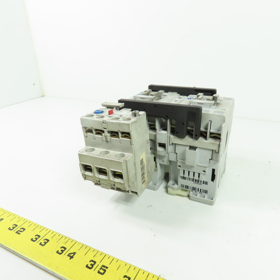 Allen-Bradley 104-C09D22 Reversing Contactor W/ 1.0-2.9A Overload Relay 120VAC