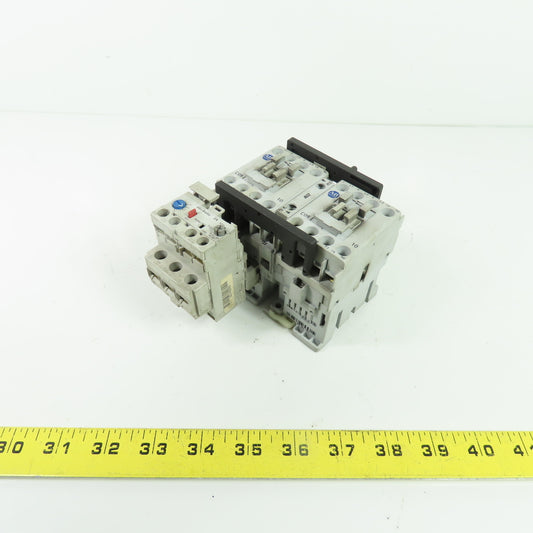 Allen-Bradley 104-C09D22 Reversing Contactor W/ 1.0-2.9A Overload Relay 120VAC