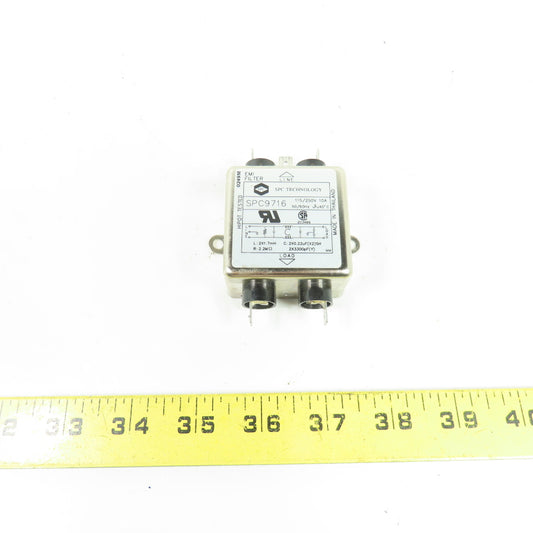 SPC Technology SPC9716 EMI Line Filter 115/250V 10A 50/60Hz