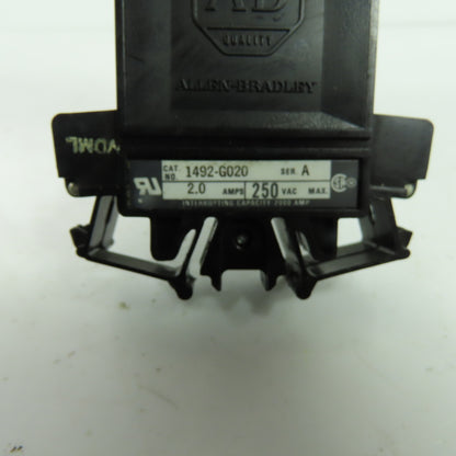 Allen-Bradley 1492-G020 2A 250VAC Circuit Breaker