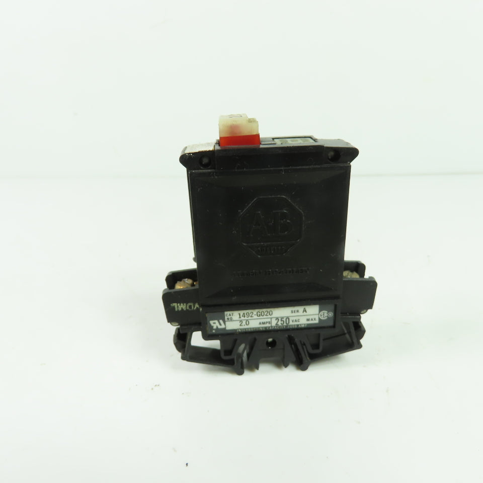 Allen-Bradley 1492-G020 2A 250VAC Circuit Breaker