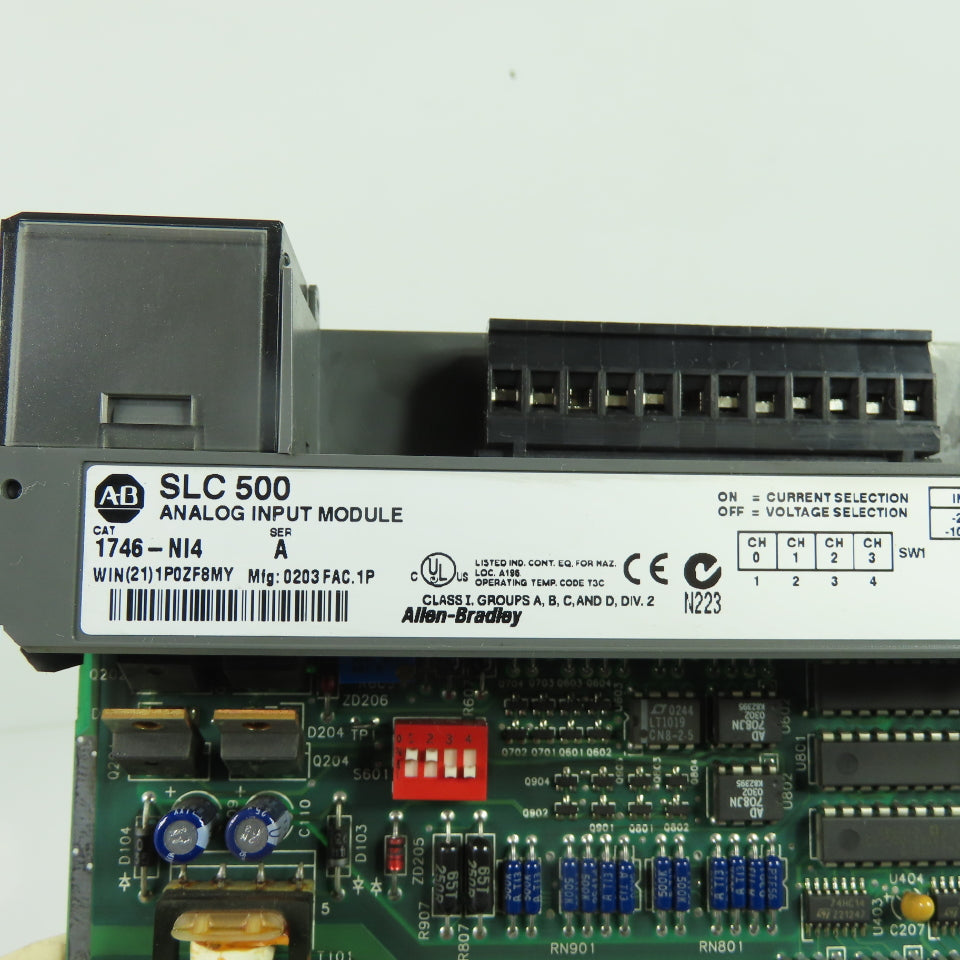 Allen-Bradley 1746-NI4 SLC 500 Analog Input Module Ser A