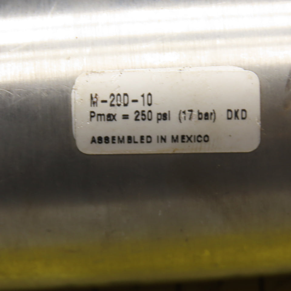 Rexroth M-20D-10 1-3/4" Bore 1" Stroke Stainless Steel Air Cylinder 250 PSI