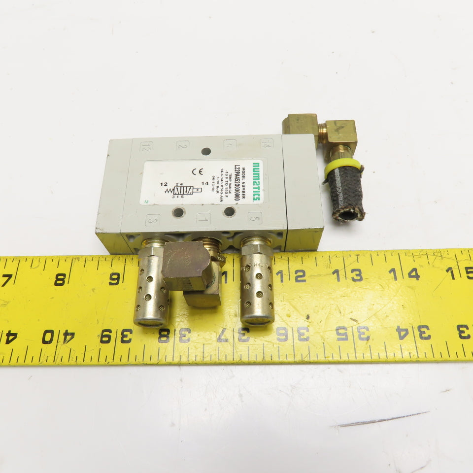 Numatics L22PA4520000000 L2 Series Solenoid Valve 145PSIG