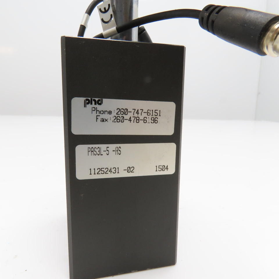 PHD PAS3L-5-AS Pneumatic Swing Clamp with Sensors