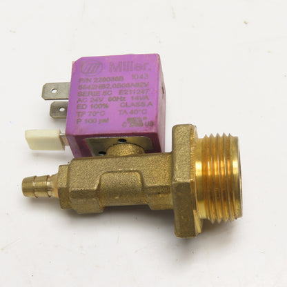 Miller 5542NB2,0S08A82V 228036B Gas Solenoid Valve 24VAC 60Hz 14VA 100psi