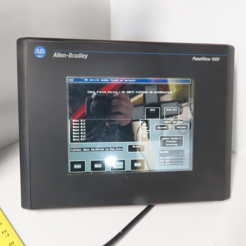 Allen-Bradley 2711-T10C8 PanelView 1000 Color Touchscreen Ser E Rev C FRN 4.46
