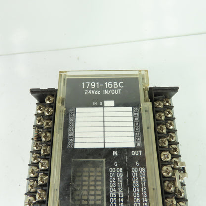 Allen-Bradley 1791-16BC I/O Block Module 24VDC IN/OUT Ser B Rev B01