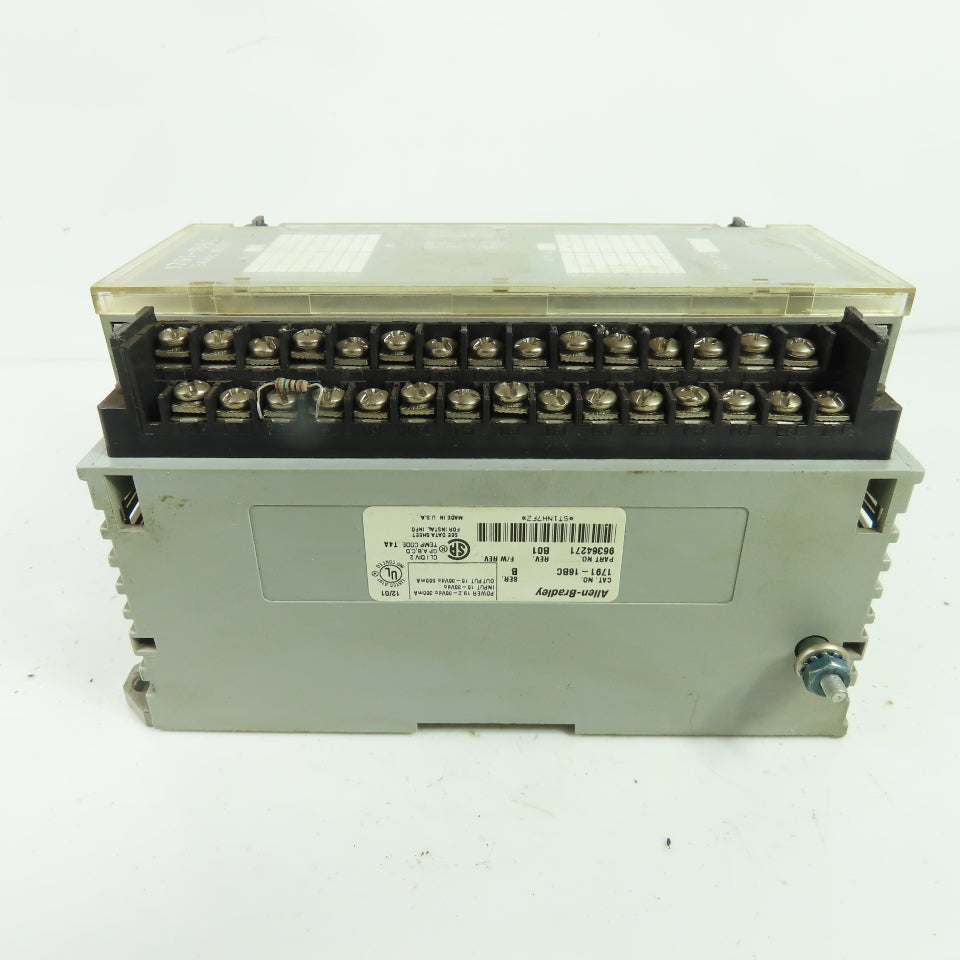 Allen-Bradley 1791-16BC I/O Block Module 24VDC IN/OUT Ser B Rev B01