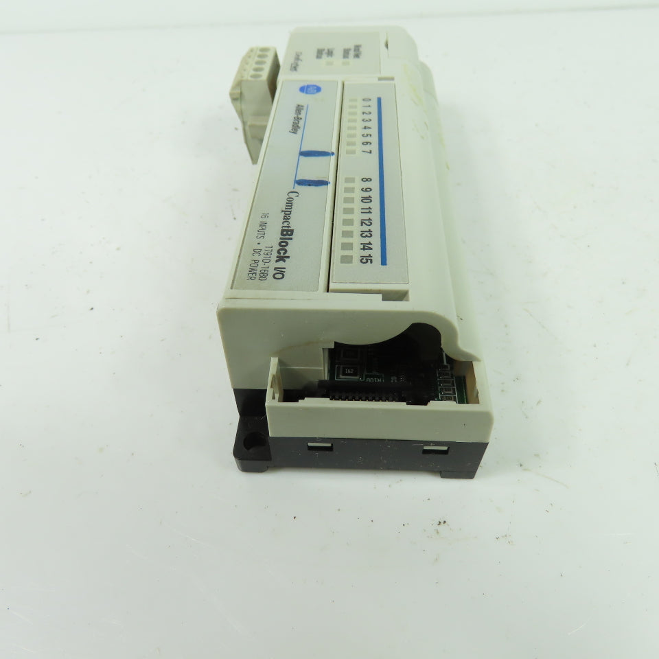 Allen-Bradley 1791D-16B0 CompactBlock I/O 16 Inputs 24VDC DeviceNet SerD Rev C01