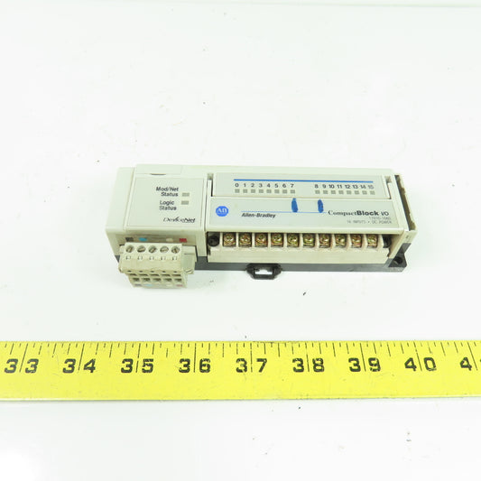 Allen-Bradley 1791D-16B0 CompactBlock I/O 16 Inputs 24VDC DeviceNet SerD Rev C01