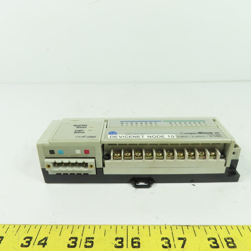 Allen-Bradley 1791D-8B8P CompactBlock I/O DeviceNet 8-Input 8-Output Module SerD