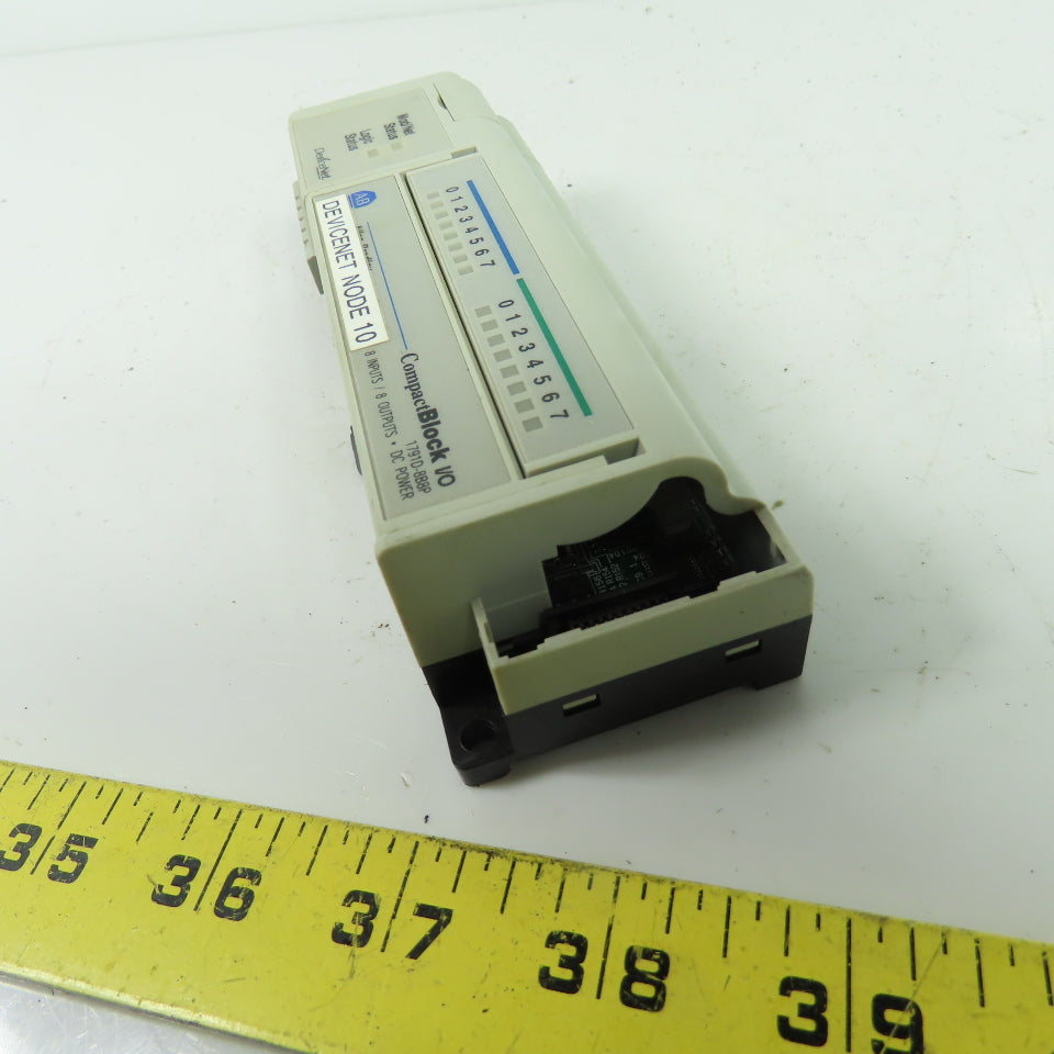 Allen-Bradley 1791D-8B8P CompactBlock I/O DeviceNet 8-Input 8-Output Module SerD