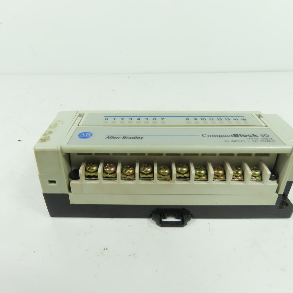 Allen-Bradley 1791D-16B0X CompactBlock I/O 16 DC Inputs Module Ser D Rev A01