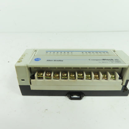 Allen-Bradley 1791D-16B0X CompactBlock I/O 16 DC Inputs Module Ser D Rev A01