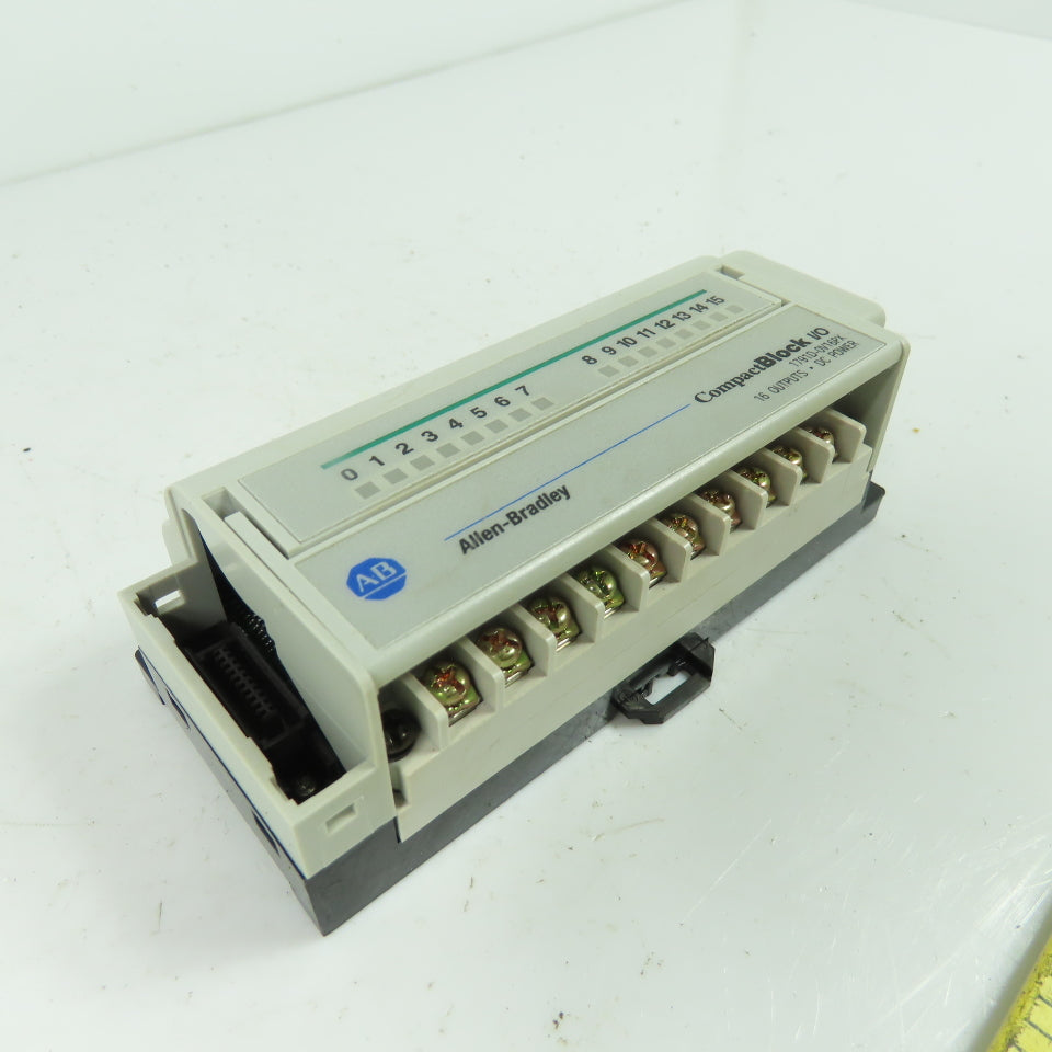 Allen-Bradley 1791D-0V16PX CompactBlock I/O 16 Outputs DC Power Ser D Rev A01