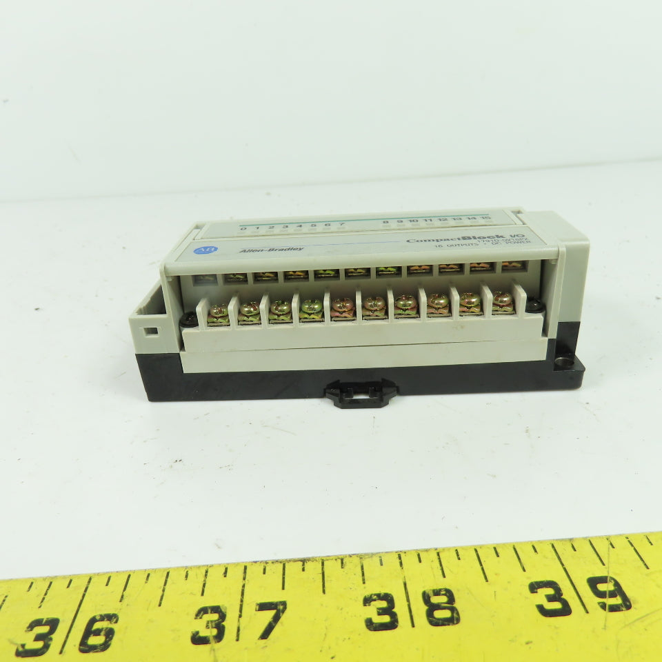 Allen-Bradley 1791D-0V16PX CompactBlock I/O 16 Outputs DC Power Ser D Rev A01