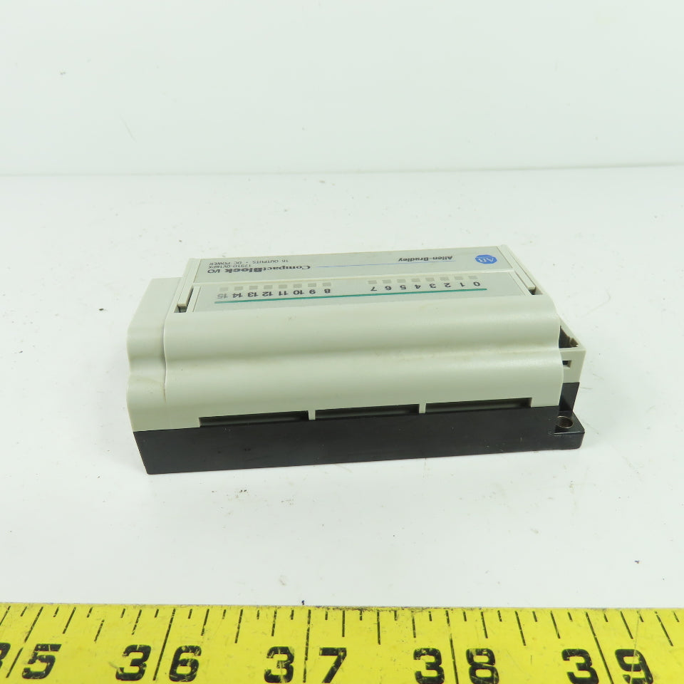 Allen-Bradley 1791D-0V16PX CompactBlock I/O 16 Outputs DC Power Ser D Rev A01