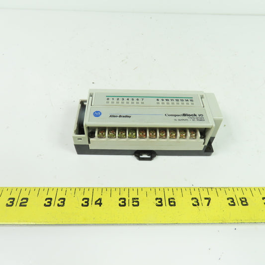 Allen-Bradley 1791D-0V16PX CompactBlock I/O 16 Outputs DC Power Ser D Rev A01