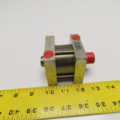 Bimba FSD-311-21 3" Bore 1" Stroke Stainless Steel Double Rod Air Cylinder