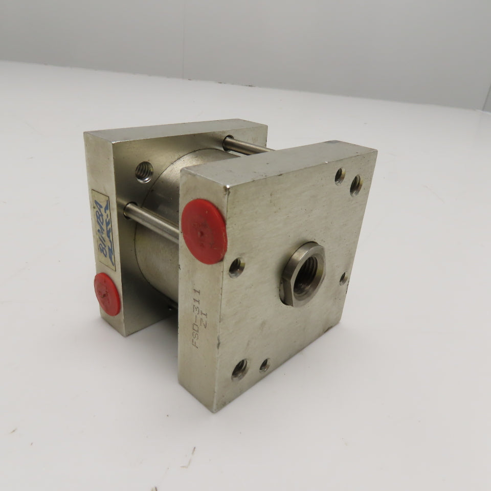 Bimba FSD-311-21 3" Bore 1" Stroke Stainless Steel Double Rod Air Cylinder