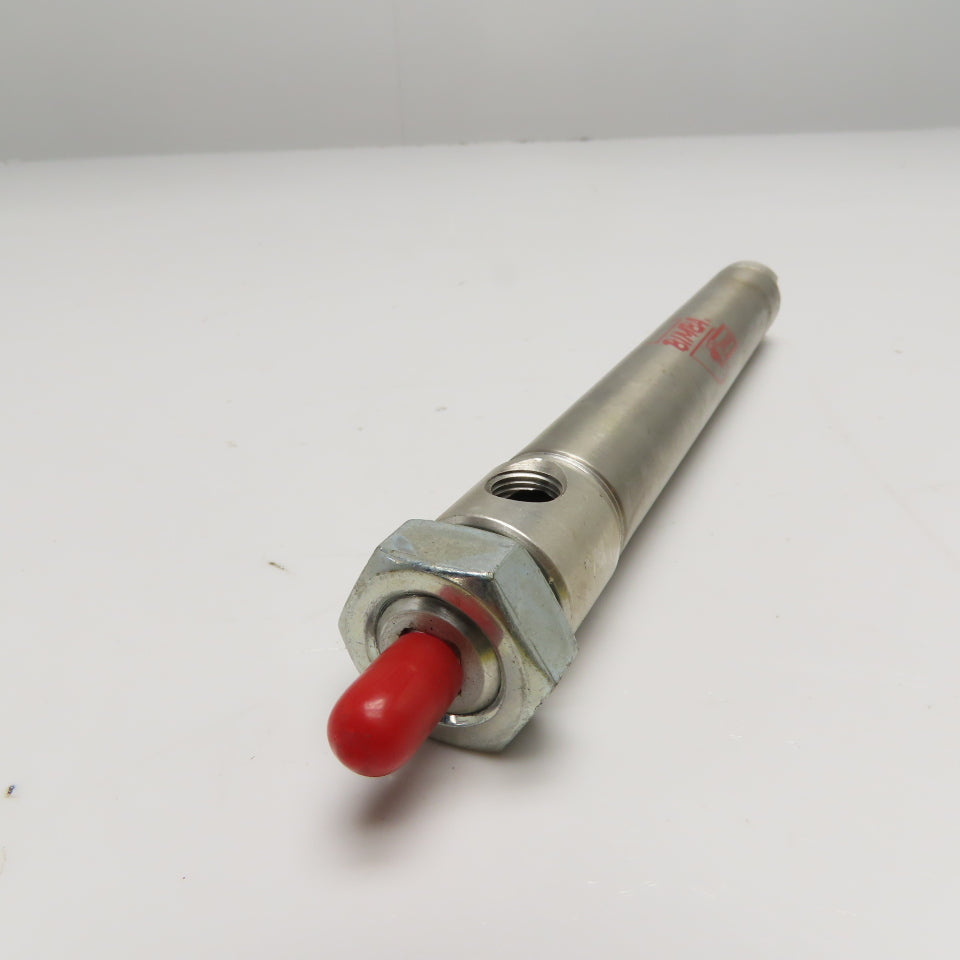 Bimba NRM-044-D 1/2" Bore 4" Stroke Non-Rotating Stainless Steel Air Cylinder