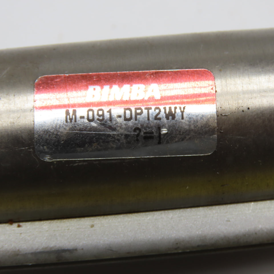 Bimba M-091-DPT2WY 1-1/16" Bore 1" Stroke Magnetic Piston Air Cylinder