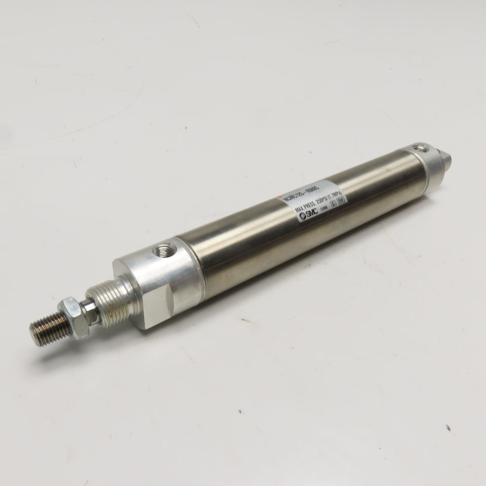 SMC NCMC125-0500C Stainless Steel Air Cylinder 250 psi