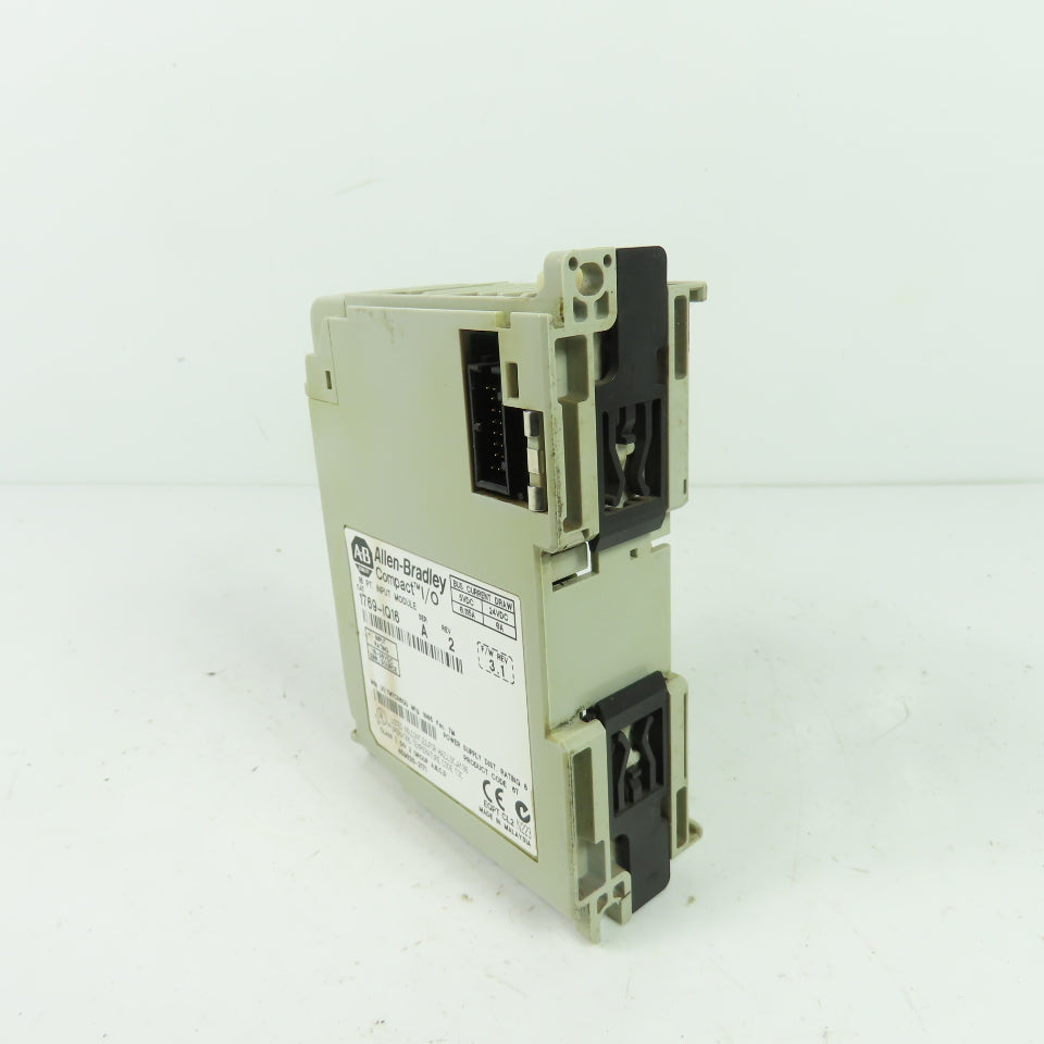 Allen-Bradley 1769-IQ16 16 PT Input Module Compact I/O 24VDC Ser A Rev 2 F/W 3.1