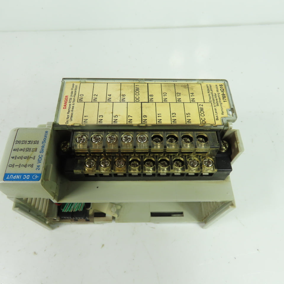 Allen-Bradley 1769-IQ16 16 PT Input Module Compact I/O 24VDC Ser A Rev 2 F/W 3.1