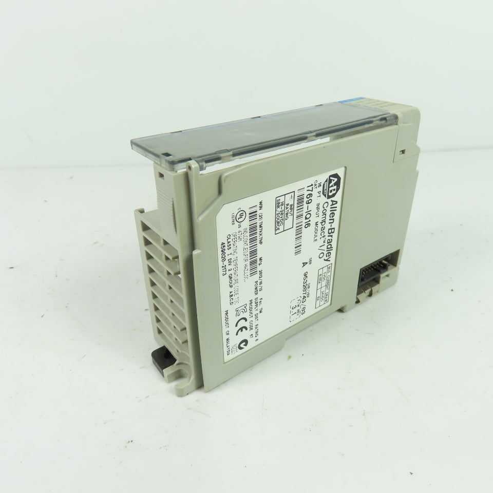 Allen-Bradley 1769-IQ16 16 PT Input Module Compact I/O 24VDC Ser A F/W 3.1
