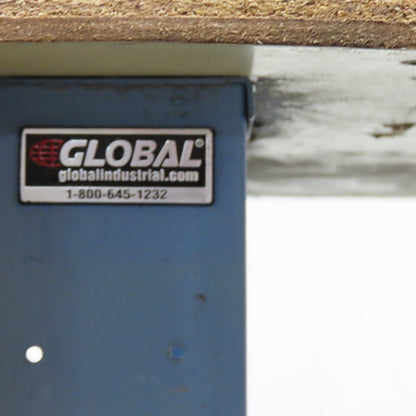 Global Industrial 30" x 60" Laminated Top Work Bench Assembly Table W/ Light