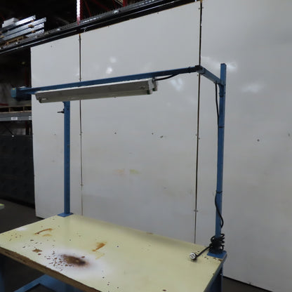 Global Industrial 30" x 60" Laminated Top Work Bench Assembly Table W/ Light