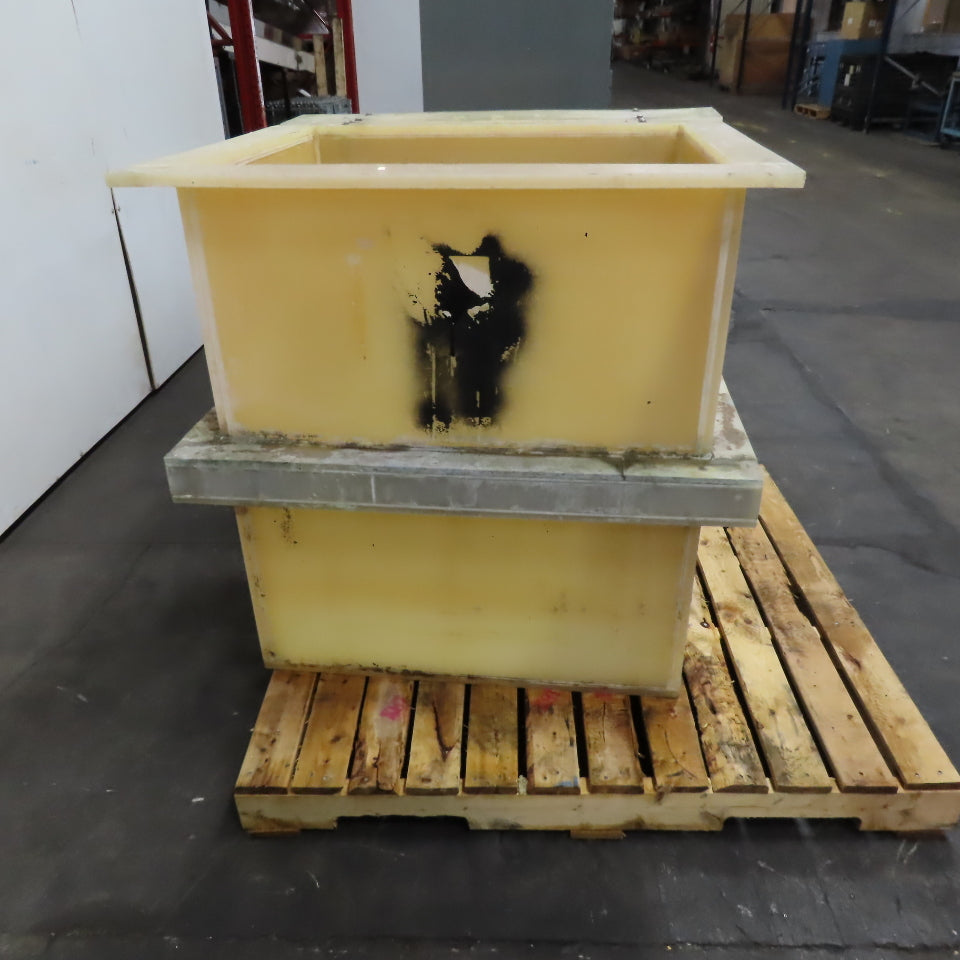 100 Gallon Non Corrosive Wash Soak Acid Bath Dip Sump Tank 30" x 24" x 36" Deep
