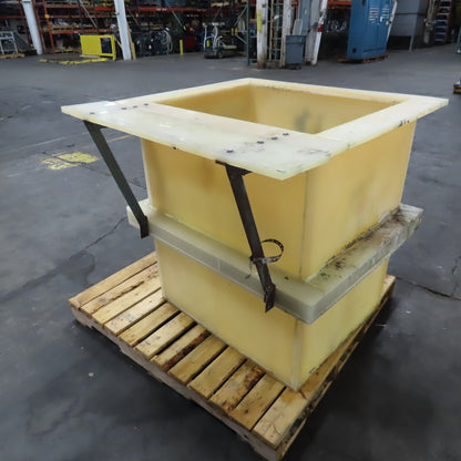 100 Gallon Non Corrosive Wash Soak Acid Bath Dip Sump Tank 30" x 24" x 36" Deep