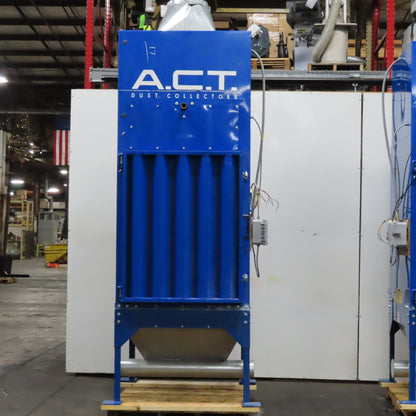 ACT Booth 7.5Hp 230/460V 3Ph Dust Collector W/ 110V 1Ph Pulse Filter Cleaner