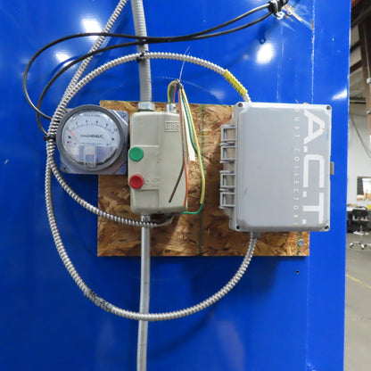 ACT Booth 7.5Hp 230/460V 3Ph Dust Collector W/ 110V 1Ph Pulse Filter Cleaner