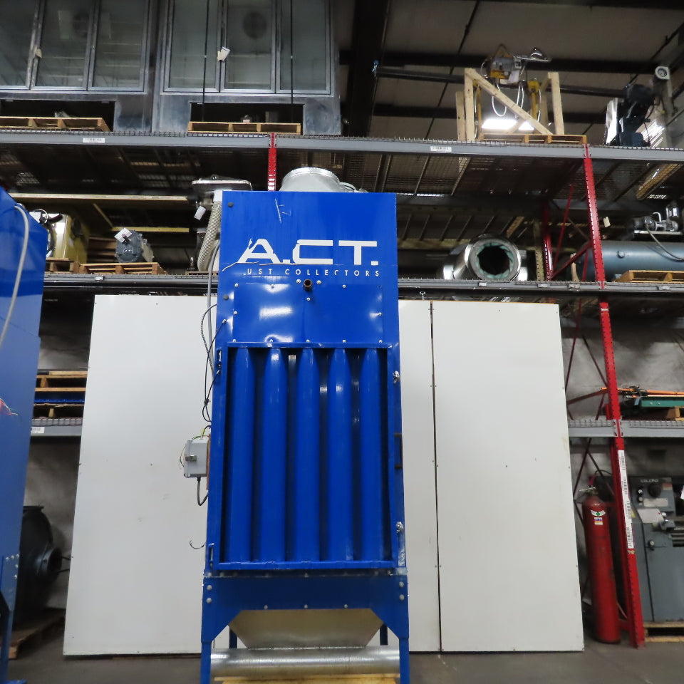 ACT Booth 7.5Hp 230/460V 3Ph Dust Collector W/ 110V 1Ph Pulse Filter Cleaner