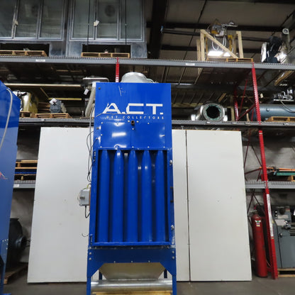 ACT Booth 7.5Hp 230/460V 3Ph Dust Collector W/ 110V 1Ph Pulse Filter Cleaner